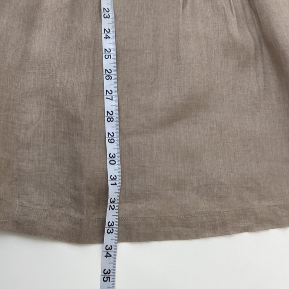 J. Jill Linen Tunic Top Women's Small Neutral Beige - Picture 8 of 9